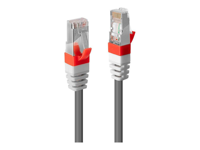 Lindy - patch cable - rj-45 (m) to rj-45 (m) - 20 m - screened shielded twisted pair (sstp) - cat 6a - halogen-free, molded, stranded - grey-null