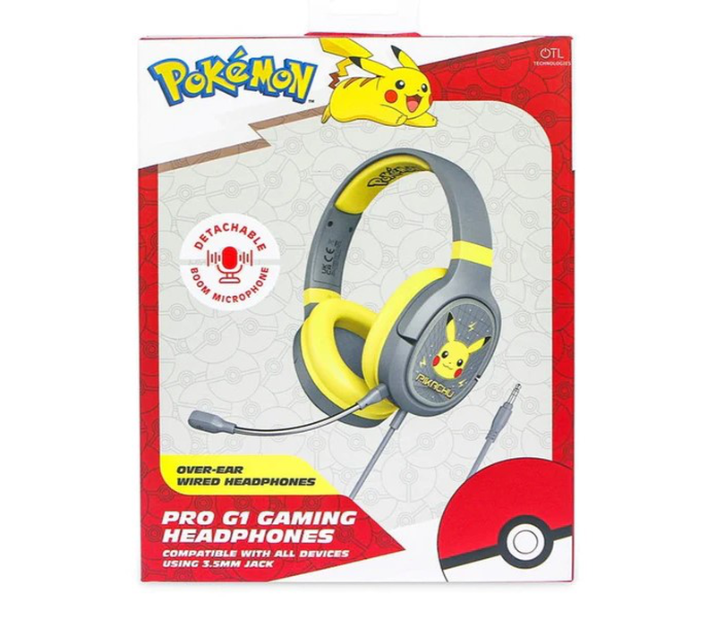 Otl pokemon picachu gaming headphones, , medium image number null