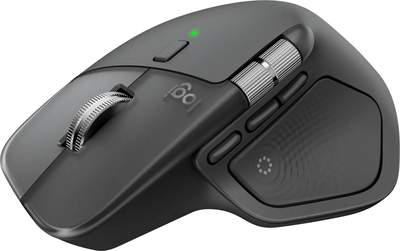 Logitech mx master 4 for business mouse  8 buttons / wireless / bluetooth, 2.4 GHz / logitech logi bolt USB receiver, Graphite, medium