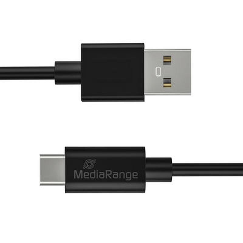 Mediarange charge and sync cable, USB 3.2 Gen 1x1 to USB Type-C&reg; plug, 5GBps, 60w max., 1.2m, , medium-null