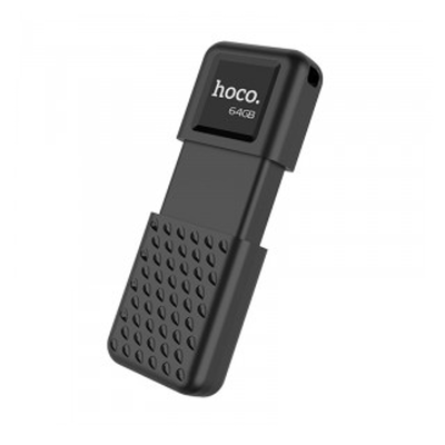 Flash drive hoco ud6 intelligent 64GB USB 2.0 stick black, , medium