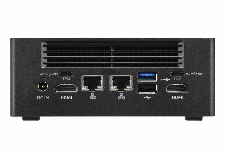 Shuttle xpc nano nt10h5 ai pc barebone mini pc core ultra 5 125h arc graphics quad 4k no ram no SSD no os black-null