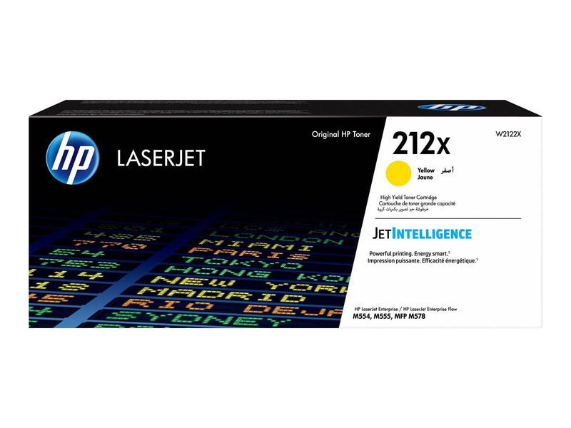Hp 212x yellow original high yield laserjet toner cartridge 10,000 pages for color laserjet enterprise mfp m578-null
