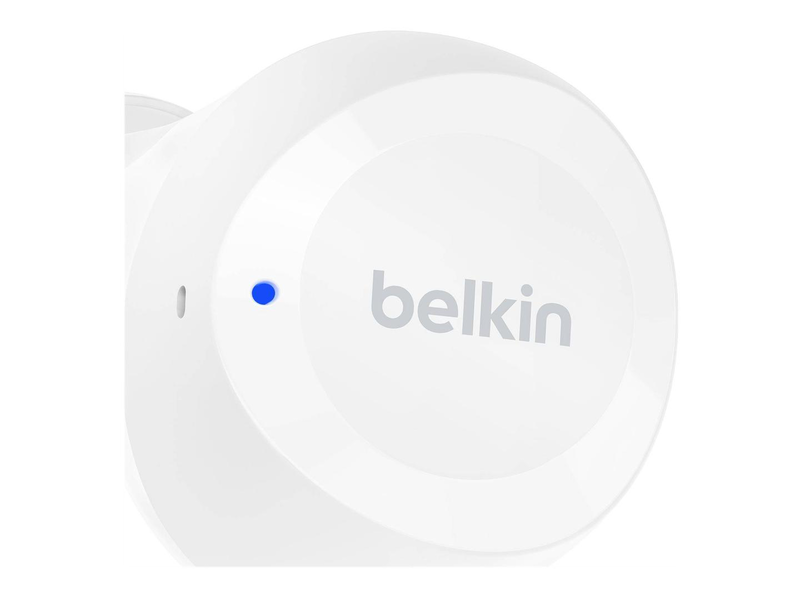Belkin soundform bolt true wireless earbuds auc009btwh 6mm drivers bluetooth 5.2 ipx4 built-in mic white-null
