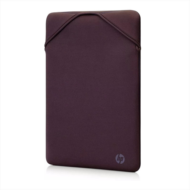 Hp notebook 15.6 carry case neoprene reversible protective sleeve grey / mauve, , medium-null
