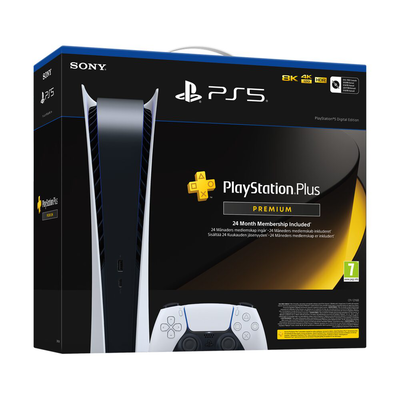 Sony playstation 5 PS5 digital edition 825GB + playstation premium 24 months, , medium