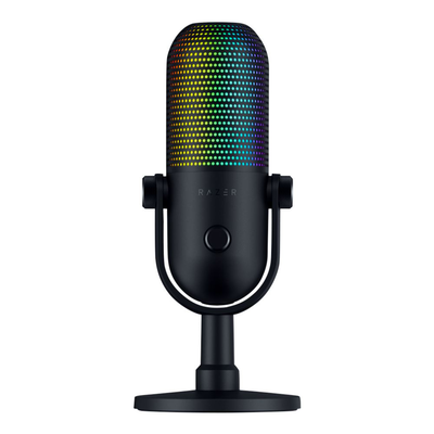 Razer seiren v3 chroma rgb USB condenser microphone, Black, medium