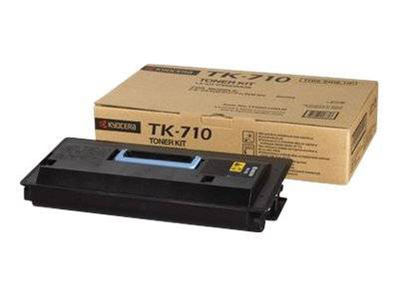Kyocera tk-710 black original toner kit 1t02g10eu0 40000 pages for fs-9130dn fs-9530dn-null