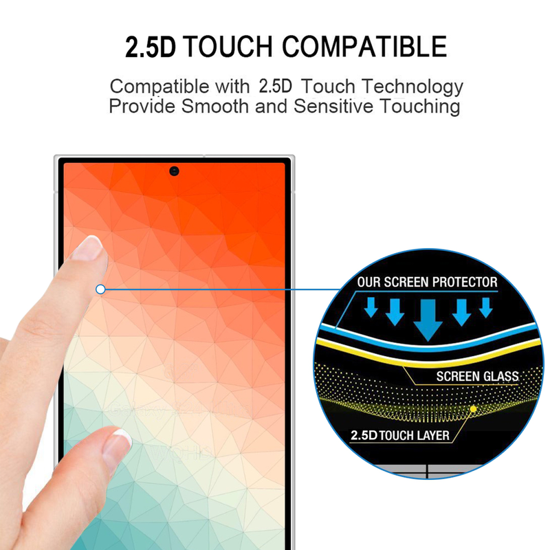 Product image: Samsung s24 ultra full glue protective tempered glass, , medium-null