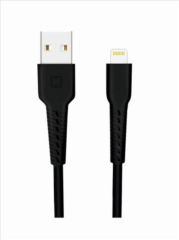 Swissten 1m USB lightning black, , medium image number null