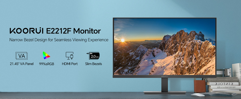 Koorui e2212f 21.45" monitor va 100hz AMD freesync 1920x1080-null