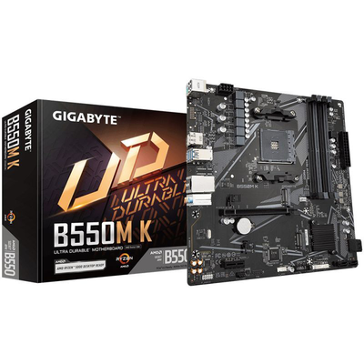 B550m-k am4 micro atx motherboard gigabyte, , medium