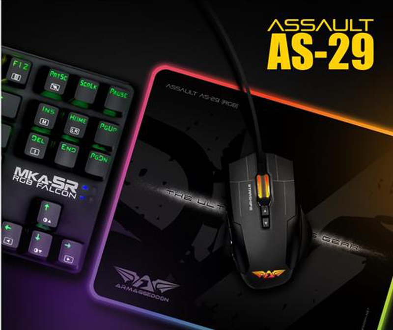 Product image: Armaggeddom as-29r pro gaming rgb mousemat, , medium-null