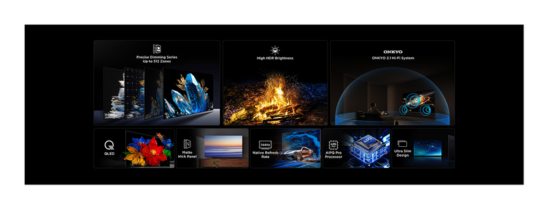 Tcl smart τηλεόραση 55" 4k qd-mini led 55c6k (2025)-null