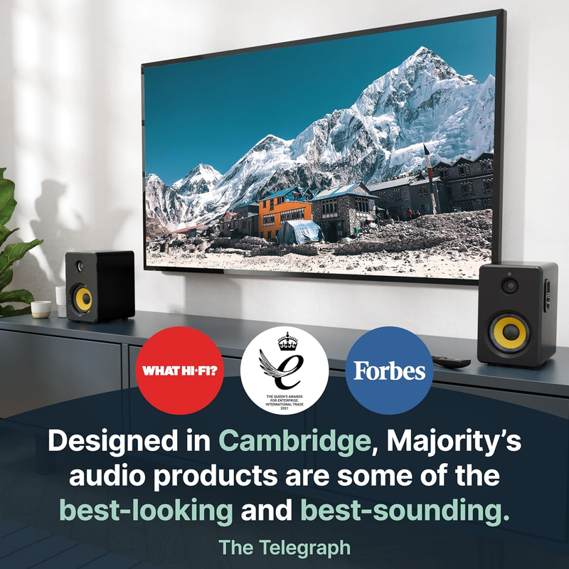 Majority d40x active speakers 70w 4 bt/USB/sd (pair), , medium-null
