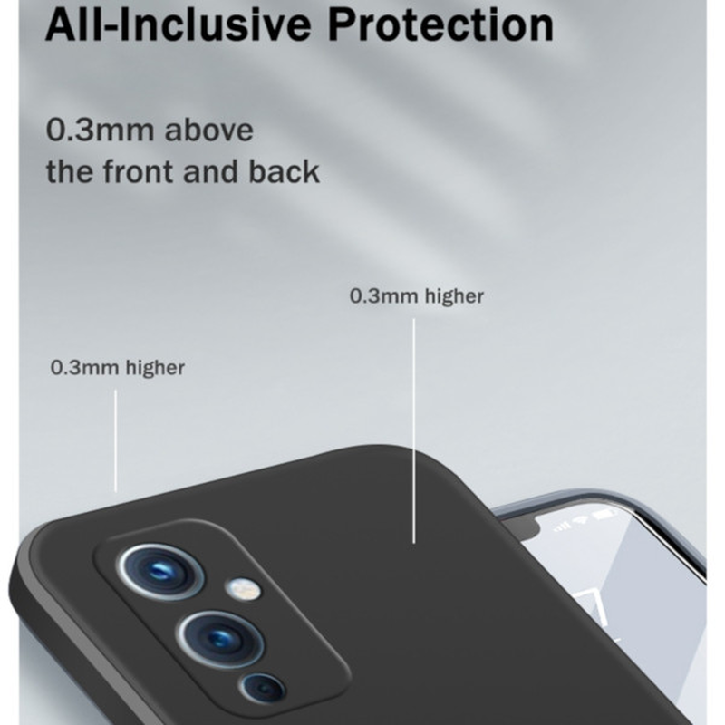 Oneplus 9 silicone case black, , medium-null