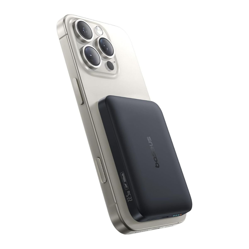 Baseus enerfill fm11 ultra wireless powerbank 22.5w 10000mAh black, , medium-null