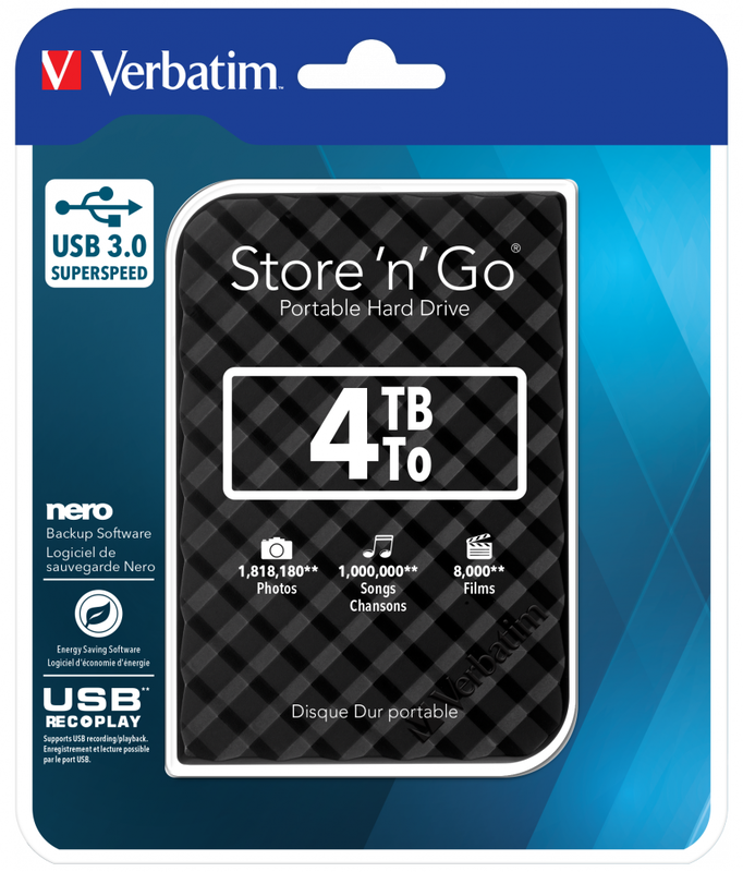 HDDUSB 3.0 4TB 2,5''(9,5mm) verbatim black image number null