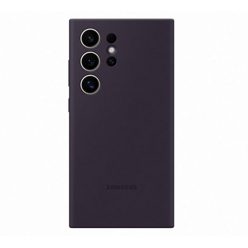 Product image: Galaxy s24 ultra silicone case dark violet-null