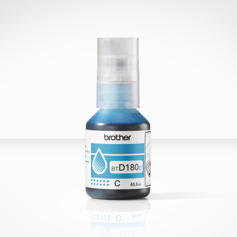Brother btd180c / cyan / original / ink refill / for brother dcp-t580dw, , medium-null