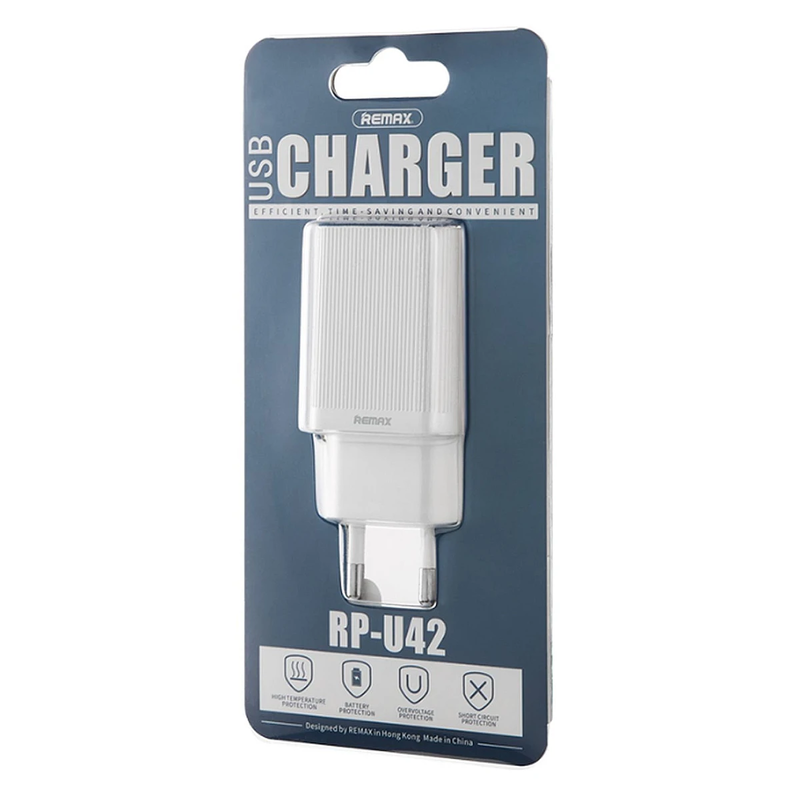 Remax rp-u42 | charger without cable with USB-a port 10w white, , medium-null