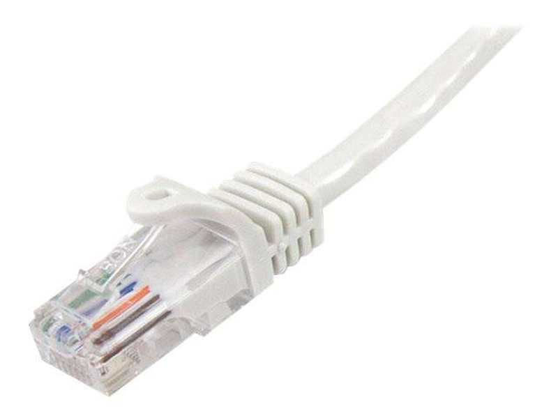 Startech.com 5m white cat5e network cable / rj-45 (m)&nbsp; / utp / snagless, stranded / white-null