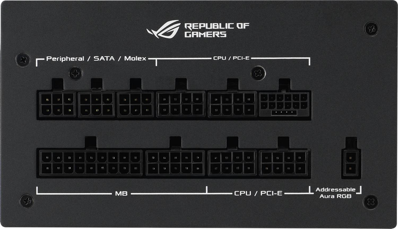 Asus rog strix 1000w gold aura edition 90ye00p1-b0na00 atx 3.0 fully modular power supply 80 plus gold argb black-null