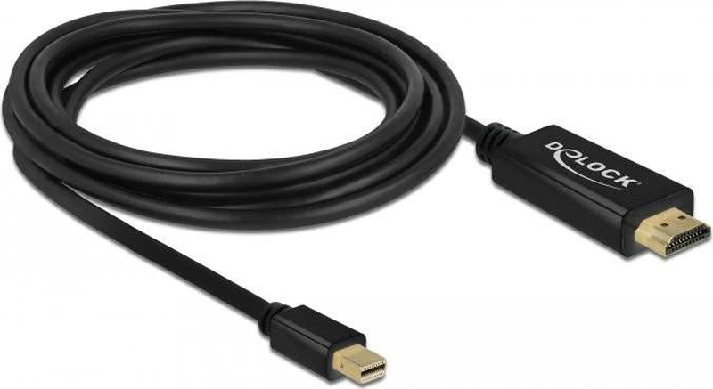 Delock adapter cable mini displayport male to HDMI male / 3 m / black, , medium-null
