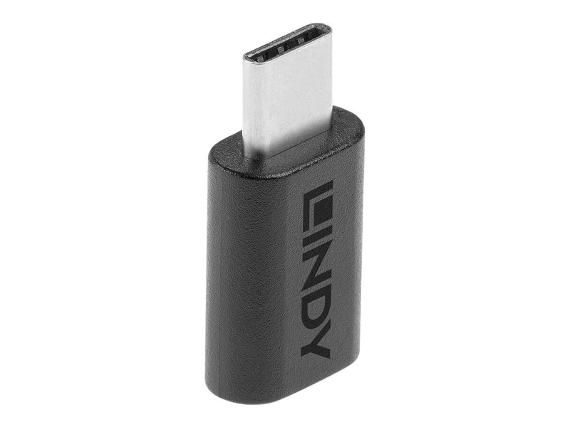 Lindy / USB adapter / 24 pin USB-c (f) to 24 pin USB-c (m) / USB 3.2 Gen 2 / black-null