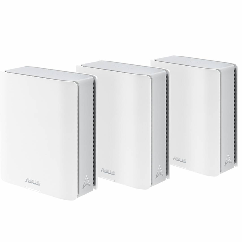 Asus zenWi-Fi bt10 tri-band Wi-Fi 7 mesh system 3-pack be18000 dual 10g gigabit USB 3.0 aimesh 6GHz white-null