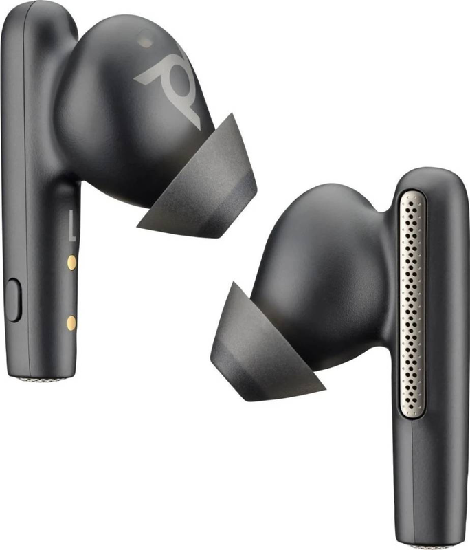 Poly voyager free 60 uc true wireless anc earbuds 7y8h4aa bluetooth 5.3 6 mics USB-c adapter ip54 carbon black-null