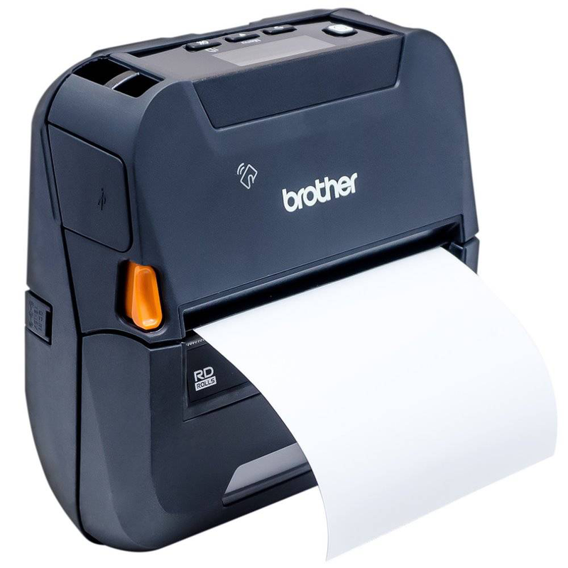 Brother ruggedjet rj-4230b 4-inch mobile printer | 203 dpi | USB | bluetooth, , medium-null