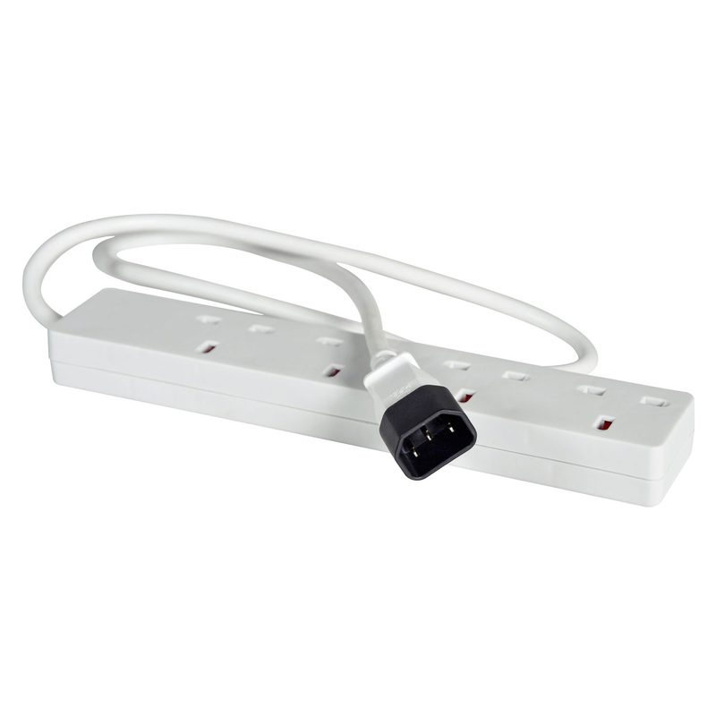 Mercury ups extension cable 4-gang to iec 1.0m 430.012uk, , medium-null