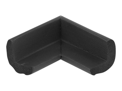 Delock - edge protector - black, Black, medium
