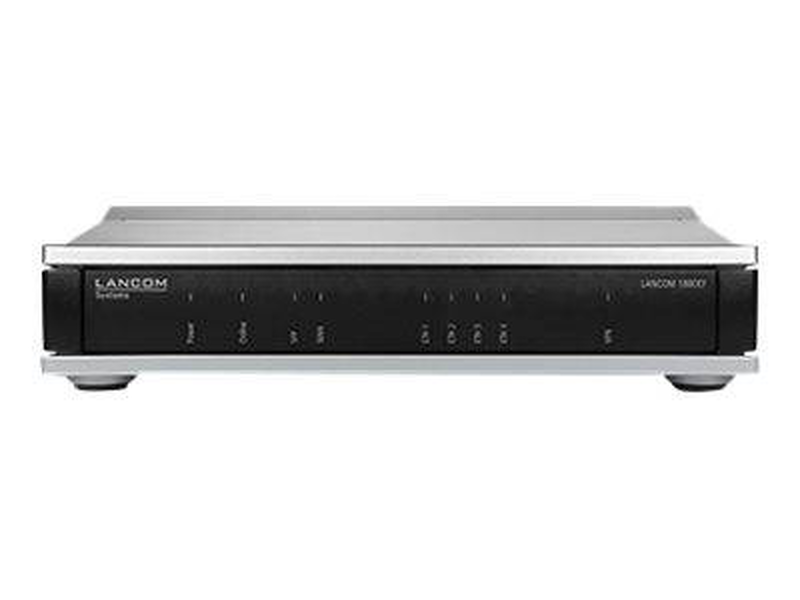 Lancom 1800ef fiber vpn router sfp ftth gpon/aon gbe wan 4-port gigabit lan sd-wan ipsec lcos silver-null