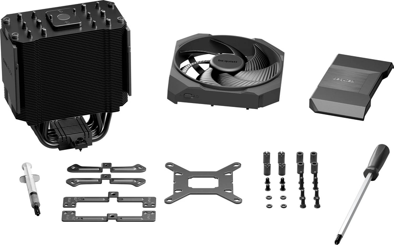 Be quiet! Dark rock 6 CPU Air cooler single-tower 135mm silent wings pwm fan 6 heatpipes 220w tdp black-null