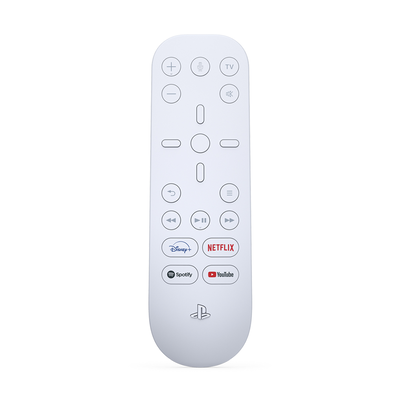 Media remote for PS5, White, medium