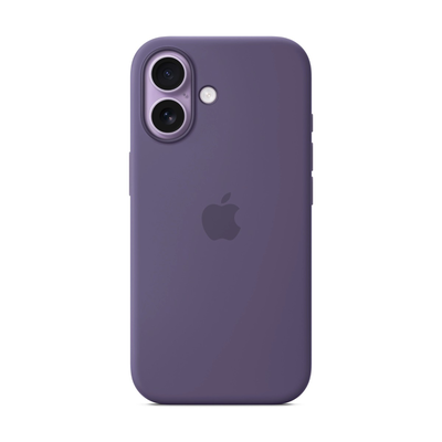 iPhone 17 silicone case with MagSafe purple fog, Purple, medium