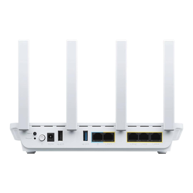 Asus expertWi-Fi ebr63 ax3000 dual-band Wi-Fi 6 business router 4x gbe lan USB vlan white 90ig0870-mo3c00-null