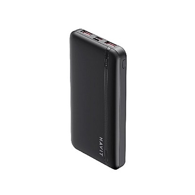 Havit slim powerbank 2x USB-a 10000mAh black image number null