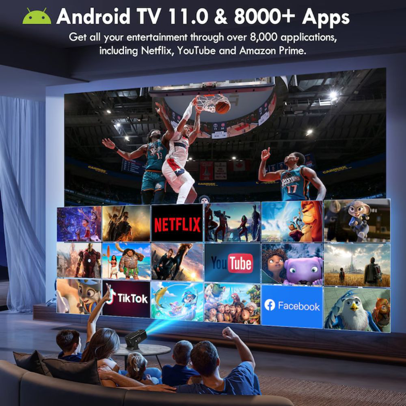 Product image: P30max game projector ultra HD 2σε1 προβολέας pro gaming + home theatre, , medium-null