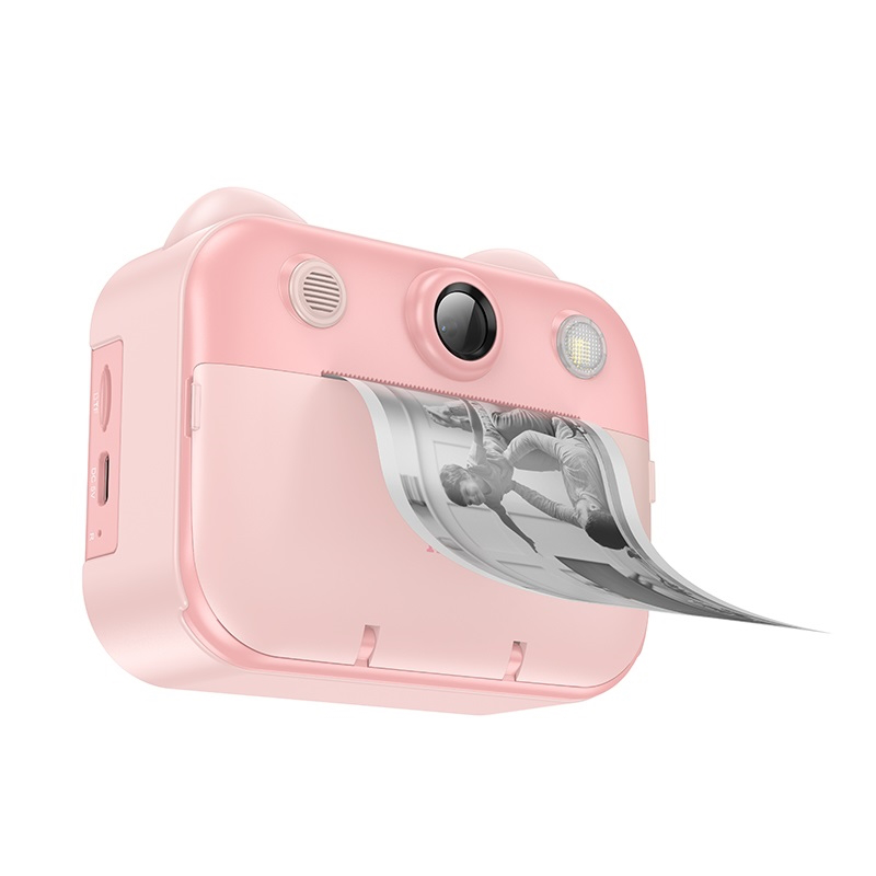 Hoco dv204 dual kits instant print camera pink, , medium-null