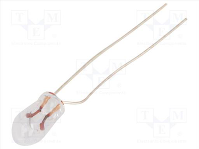 Filament lamp 6vdc 40ma t1 3.15mmx6.35mm x2pcs, , medium