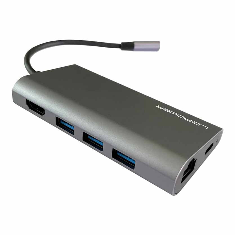 Lc-hub-c-multi-5 USB-c hub with card reader lc-power, , medium-null