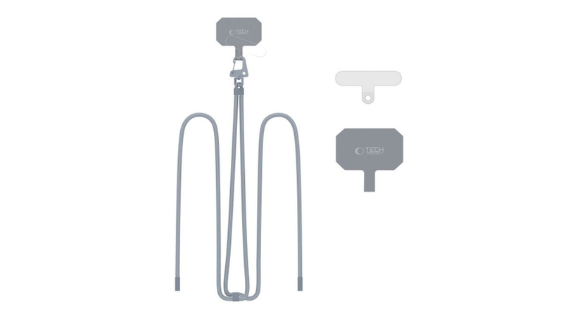 Tech-protect c5s rope crossbody strap steel grey, , medium-null