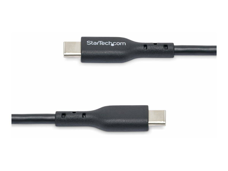 Startech.com 13ft (4m) USB-c charging cable, USB c cable, 60w 3a pd / USB cable / 24 pin USB-c (m) to 24 pin USB-c (m) / USB 2.0 / 5 / 9 / 12 / 15 / 20 v / 3 a / 4 m / USB power delivery (60w), passive / black-null