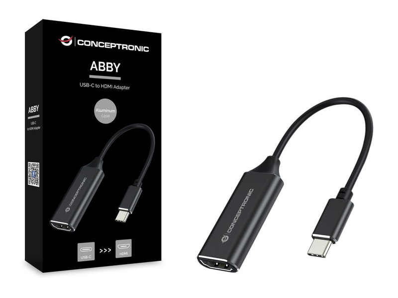Conceptronic abby03b USB-c to HDMI adapter, , medium-null