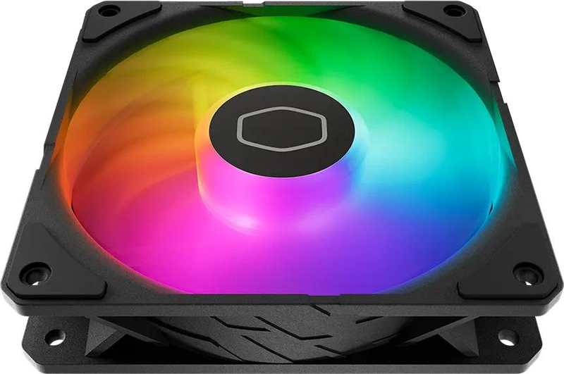Cooler master sickleflow edge 120 argb, fan, 12 cm, 690 rpm, 2500 rpm, black, , medium-null