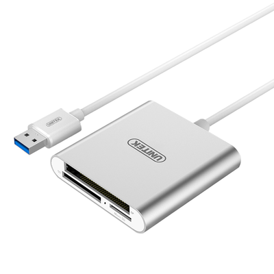 Unitek y-9313 USB3.0 aluminium sd/micro sd/cf card reader, , medium