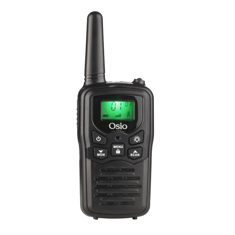 Product image: Osio opm-1010 pmr walkie talkie up to 8km - black, , medium-null